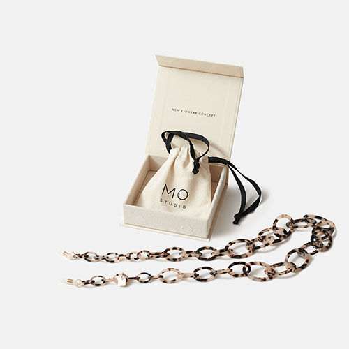 CORDON STUDIO OVALADO NEGRO/BLANCO